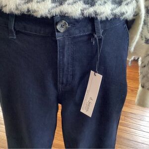 D. Jeans Dark Blue High Waist Relaxed Crop Denim Jeans NWT 8